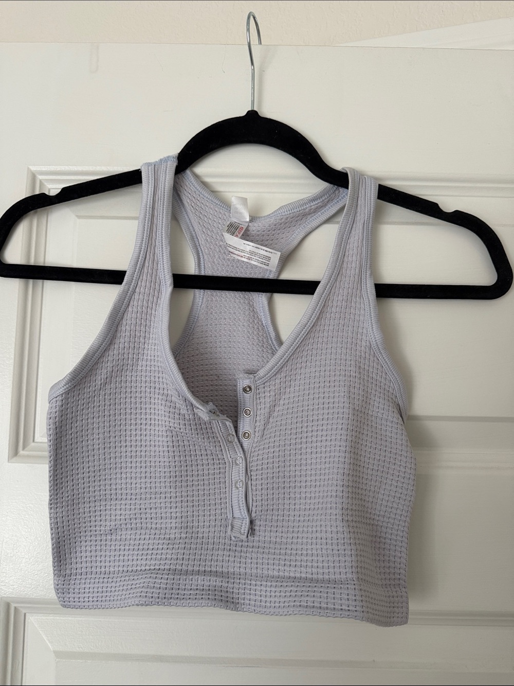 Urban Outfitters Lavender Waffle Knit Racerback Tank